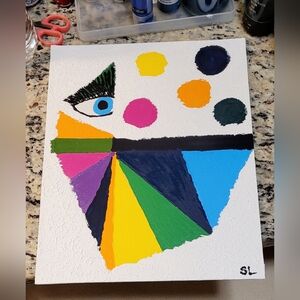 Abstract art 15x11 inches